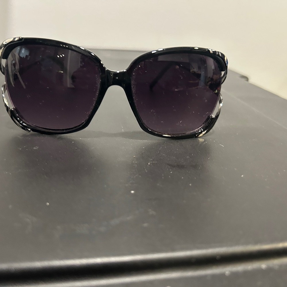Modern Black Sunglasses with Dark Tinted Lenses